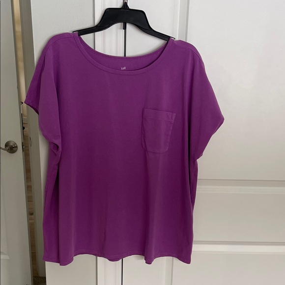 J. Jill Tops - J. Jill one pocket short sleeve tee, size 2x